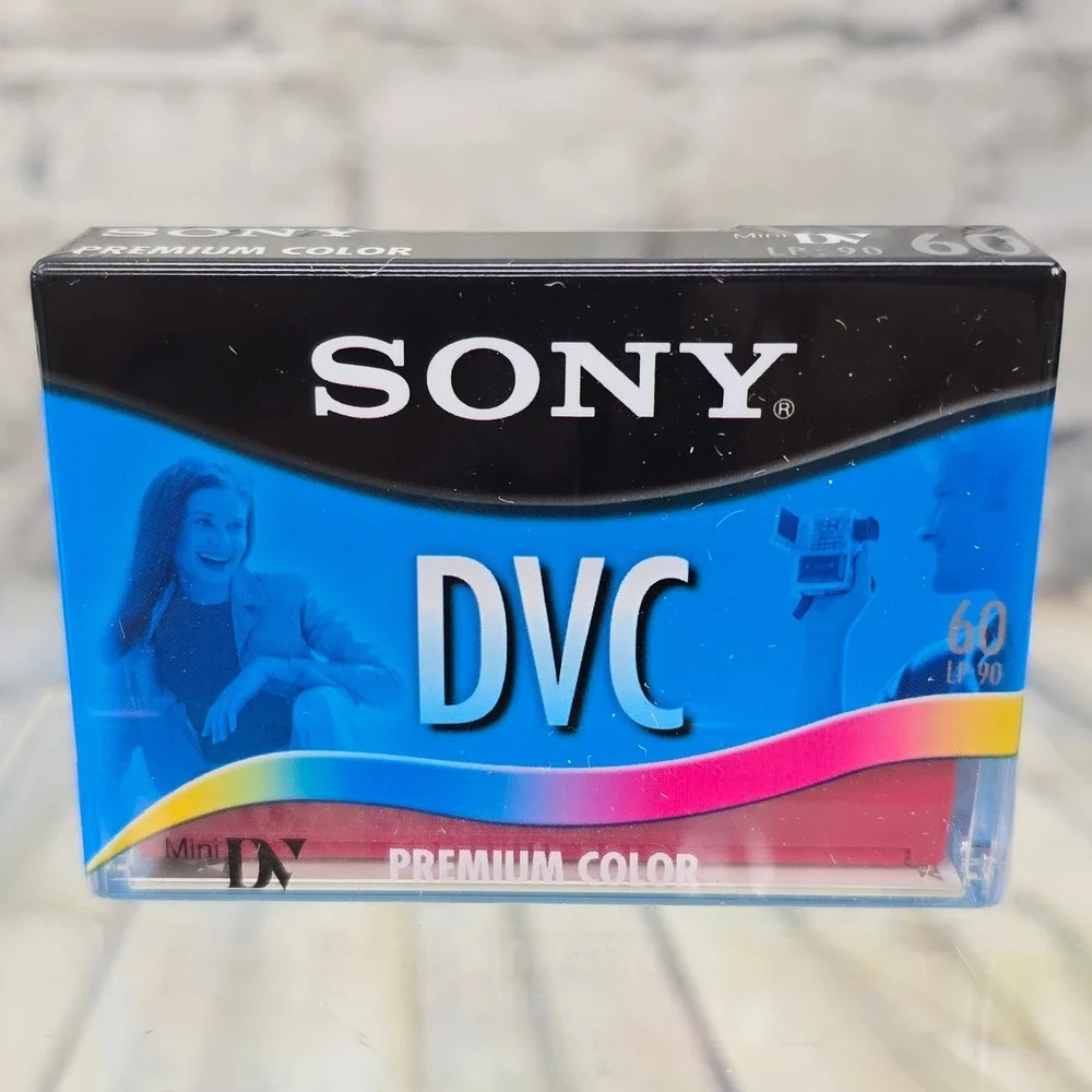 Sony DVM60R Mini DV Digital Video Cassette 60/90min Premium Color 2pk New Sealed